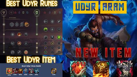 udyr build aram|Udyr ARAM Builds, Stats, Runes and Items on Patch。